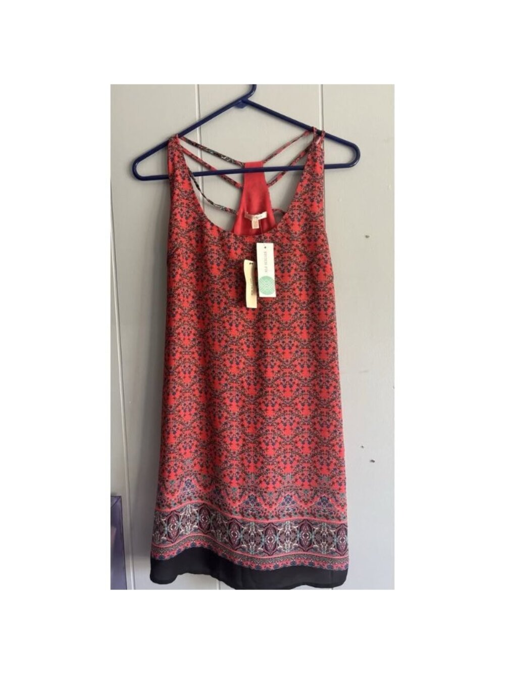 Stitch Fix New With Tags 89$ Sz Petite Caitlyn Dress Floral Skies Are Blue NWT